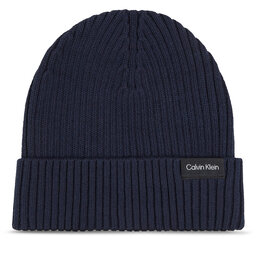 Calvin Klein Căciulă Calvin Klein Classic Cotton Rib Beanie K50K510982 Ck Navy BA7