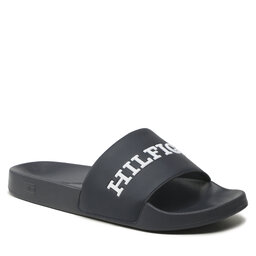 Tommy Hilfiger Чехли Tommy Hilfiger 3D Print Hilfiger Pool Slide FM0FM04612 Desert Sky DW5