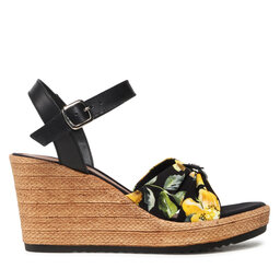 

Босоніжки Tamaris 1-28346-28 Black/Flower 010, Чорний