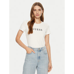 Guess Guess Camiseta O5RI01 KBBU1 Blanco Slim Fit