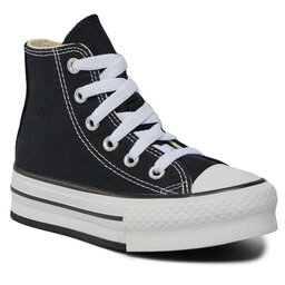 Converse Kedas Converse Chuck Taylor All Star Lift Platform High Top Little Kids 372859C Black