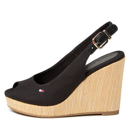 

Еспадрильї Tommy Hilfiger Iconic Elena Sling Back Wedge FW0FW04789 Black BDS, Чорний