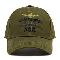 

Бейсболка Aeronautica Militare 221HA1106CT2261 Verde Militare 07237, Зелений
