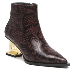 United Nude Botines United Nude Un Bootie Mid 10691750143 Dark Cherry