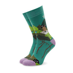 Curator Socks Skarpety wysokie unisex Curator Socks Frida Zielony