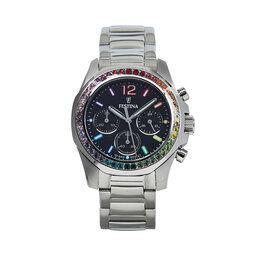 Festina Часовник Festina Boyfriend Chronograph 20606/3 Сребрист