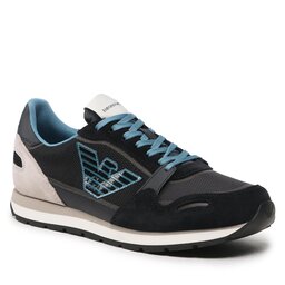 Emporio Armani Sneakersy Emporio Armani X4X537 XN730 S432 Navy/Gunm/Navy/Sil.C