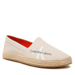 Calvin Klein Espadrillas Calvin Klein Espadrille Co YM0YM00726 Eggshell/Travetine/Cherry Tomato ACF
