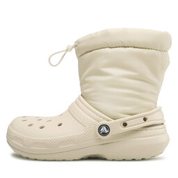 

Ботильйони Crocs Classic Lined Neo Puff Boot 206630 Bone, Бежевий