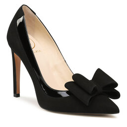 Baldowski Stilettos Baldowski D04467-1451-001 Zamsz Czarny/Lakier Czarny