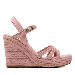 Tommy Hilfiger Еспадрили Tommy Hilfiger Essential Wedge Sandal FW0FW07159 Розов