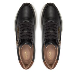 

Снікерcи Clarks Tivoli Zip 26176648 Black Leather, Чорний