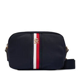 Tommy Hilfiger Handtasche Tommy Hilfiger Popette Camera Bag Corp AW0AW19023 Dunkelblau