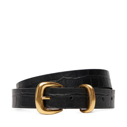 Calvin Klein Ζώνη Γυναικεία Calvin Klein Bombay Strap Croc 25Mm Belt LV04F7056G Μαύρο