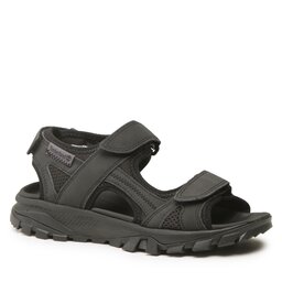 Timberland Sandalen Timberland Lincoln Peak Strap Sandal TB0A5XA40151 Black Leather