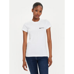 Karl Lagerfeld Jeans Karl Lagerfeld Jeans T-shirt 241J1700 Bijela Slim Fit