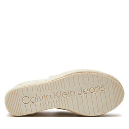 

Еспадрильї Calvin Klein Jeans Slide Wedge Rope Sandal Ml Btw YW0YW01356 Creamy White YBI, Écru