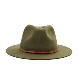 

Капелюх Brixton Wesley Fedora 10761 Military Olive, Зелений