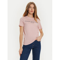 Tommy Hilfiger Tommy Hilfiger Póló WW0WW40276 Rózsaszín Regular Fit