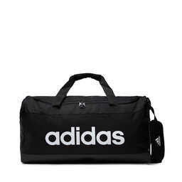 

Сумка adidas Linear Duffel M GN2038 Black/White, Чорний