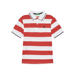 United Colors Of Benetton United Colors Of Benetton Polo 39QAC301T Rojo Regular Fit