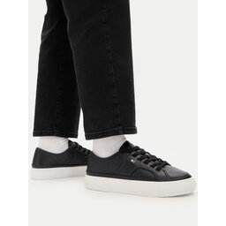 Tommy Hilfiger Sneakers Tommy Hilfiger Platform Vulc Piping Ltr FW0FW09393 Schwarz
