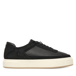 Calvin Klein Zapatillas Calvin Klein Basket Cupsole Laceup Lth-Nu YM0YM01354 Negro