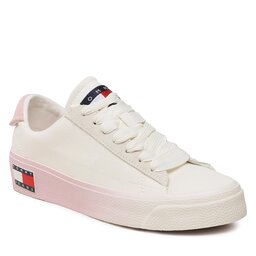 Tommy Jeans Teniși Tommy Jeans Vulc Flatform Canvas EN0EN02096 Misty Pink TH2
