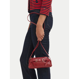 Tommy Hilfiger Handtasche Tommy Hilfiger Th Buckle  AW0AW19511 Rot