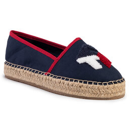 Tommy Hilfiger Espadrilky Tommy Hilfiger Th Patch Espadrille FW0FW04633 Desert Sky DW5