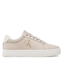

Снікерcи Calvin Klein Jeans Classic Cupsole Fluo Contrast Wn YW0YW00912 Eggshell/Ancient White 0F6, Бежевий