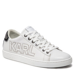 KARL LAGERFELD Sneakers KARL LAGERFELD KL61221 White Lthr W/Silver