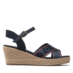 

Еспадрильї Tommy Hilfiger Tommy Webbing Low Wedge Sandal FW0FW06297 Desert Sky DW5, Cиній