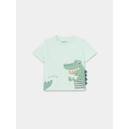 Mayoral Mayoral Camiseta 1022 Verde Regular Fit