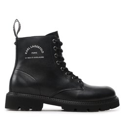 

Черевики туристичні KARL LAGERFELD KL11850 Black Lthr, Чорний
