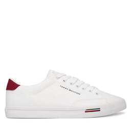 Tommy Hilfiger Sneakers aus Stoff Tommy Hilfiger Vulc Core Rwb Long FM0FM05813 Weiß
