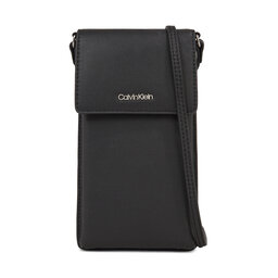 Calvin Klein Handy-Etui Calvin Klein Ck Must Phone Pouch Xbody K60K610997 Ck Black BAX
