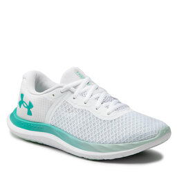 Under Armour Batai Under Armour Ua W Charged Breeze 3025130-102 Wht/Grn/Blanc/Vert