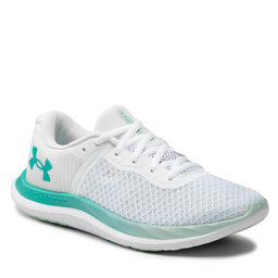 Under Armour Pantofi Under Armour Ua W Charged Breeze 3025130-102 Wht/Grn/Blanc/Vert