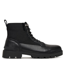 Pepe Jeans Schnürstiefeletten Pepe Jeans Ryan Mix M PMS500004 Schwarz
