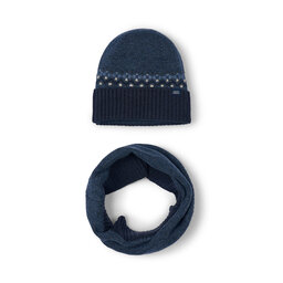 Mayoral Set: gorro y bufanda de tubo Mayoral 10069 Azul marino
