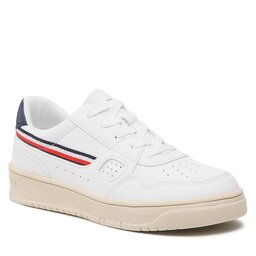 Tommy Hilfiger Sneakers Tommy Hilfiger Stripes Low Cut Lace-Up Sneaker T3X9-32848-1355 S White 100