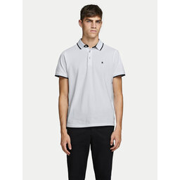 Jack&Jones Jack&Jones Pólóing Paulos 12136668 Fehér Slim Fit