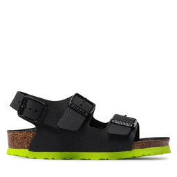 

Босоніжки Birkenstock Milano Kinder 1022129 Desert Soil Black Lime, Чорний