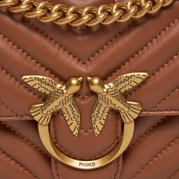 

Сумка Pinko Love One Mini Dc PE 24 PLTT 100074 A0GK Brown L17Q, Коричневий