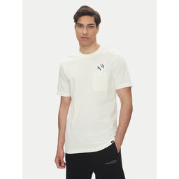 adidas adidas Camiseta Lounge Slides Graphic Pocket JM0374 Blanco Regular Fit