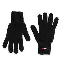 Tommy Jeans Guanti da uomo Tommy Jeans Tjm Flag Gloves AM0AM11734 Black BDS