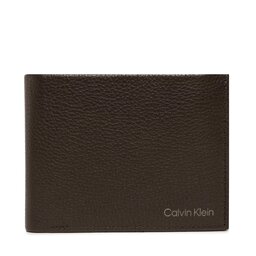 Calvin Klein Велике Чоловіче Портмоне Calvin Klein Warmth Trifold 10Cc W/Coin L K50K507969 Коричневий