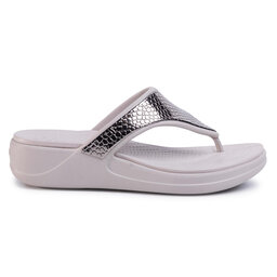 

В'єтнамки Crocs Crocs Monterey Metllc Wdg Fp W 206303 Silver/Platinum, Срібний
