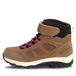 

Трекінгові черевики Jack Wolfskin Vojo Lt Texapore Mid K 4054021 Brown/Pink, Коричневий